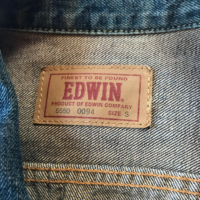 EDWIN(エドウィン)のEDWIN  ジージャン  S   メンズのジャケット/アウター(Gジャン/デニムジャケット)の商品写真