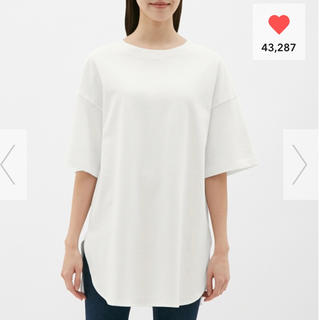 ジーユー(GU)のヘビーウェイトオーバーサイズT 2色 セット(Tシャツ(半袖/袖なし))