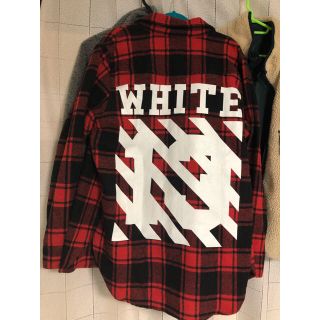 オフホワイト(OFF-WHITE)のOFF WHITE 13 LOGO FLANNEL CHECK SHIRT(シャツ)