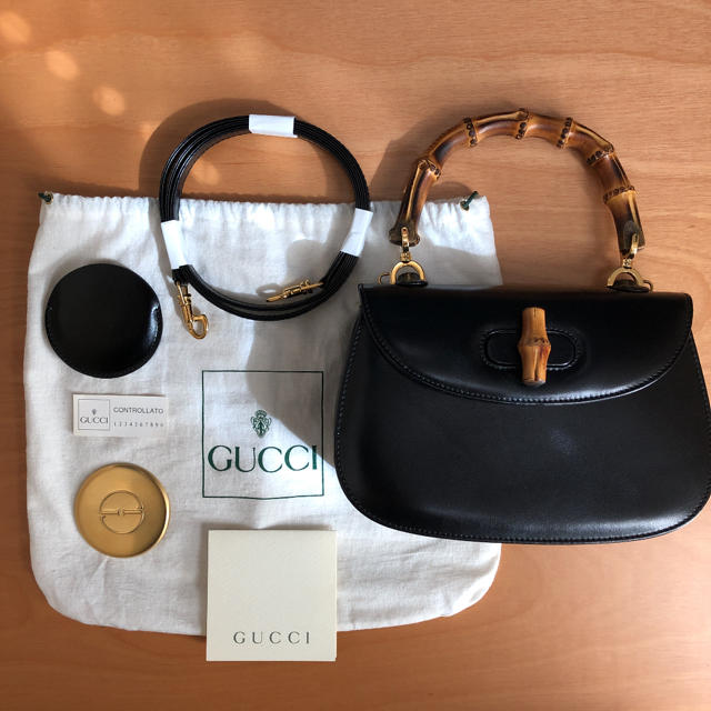 Gucci(グッチ)の【美品★2WAYストラップ付】グッチ★バンブー★ハンドバッグ★GUCCI レディースのバッグ(ハンドバッグ)の商品写真