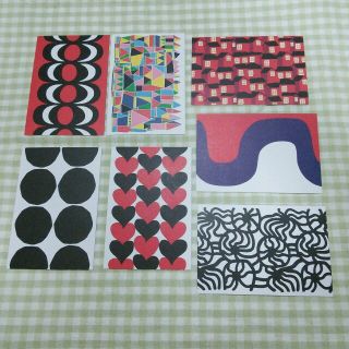 マリメッコ(marimekko)のマリメッコ　ポストカード　☆６☆(絵画/タペストリー)