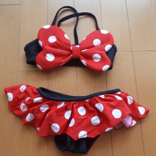 ディズニー(Disney)のミニー　水着　90 セパレート　ビキニ(水着)