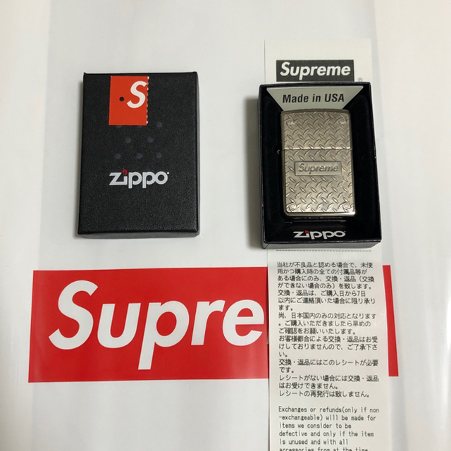 【 supreme 】ラスト一個　最安価 正規品zippo オイルライター