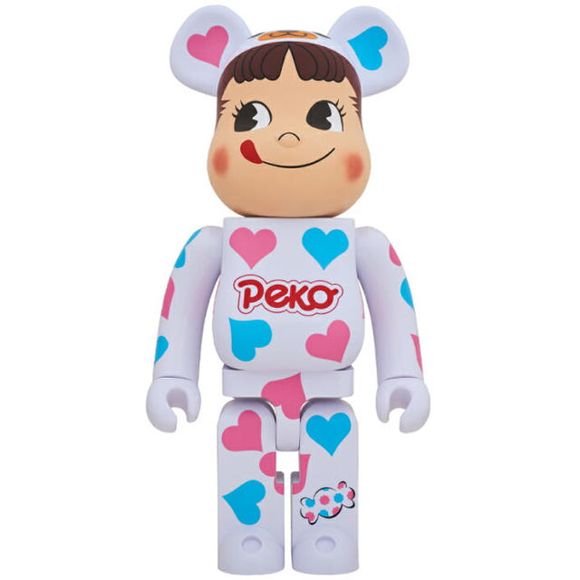 BE@RBRICK 着ぐるみ ペコちゃん ハート 100% & 400%-