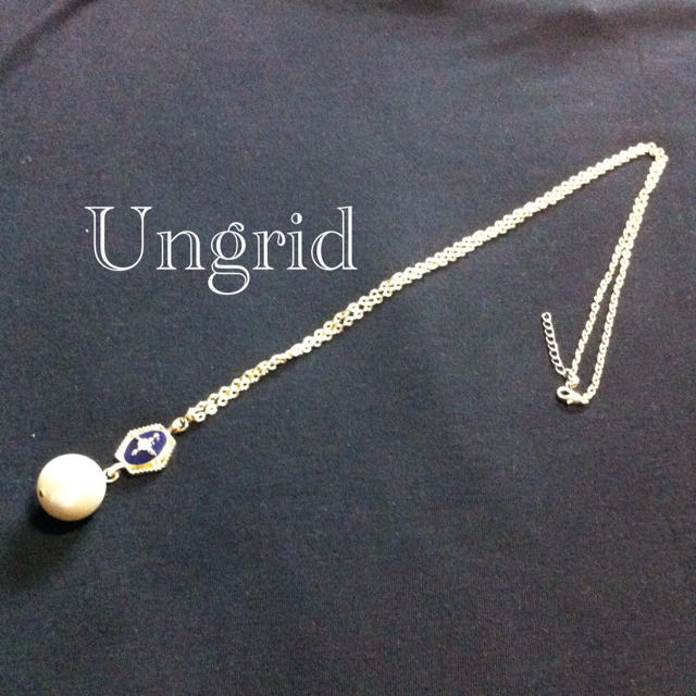 Ungrid(アングリッド)のUngrid♡パールクロスN/C レディースのアクセサリー(ネックレス)の商品写真