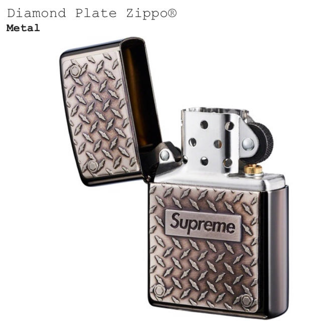 Supreme Diamond Plate Zippo ジッポ