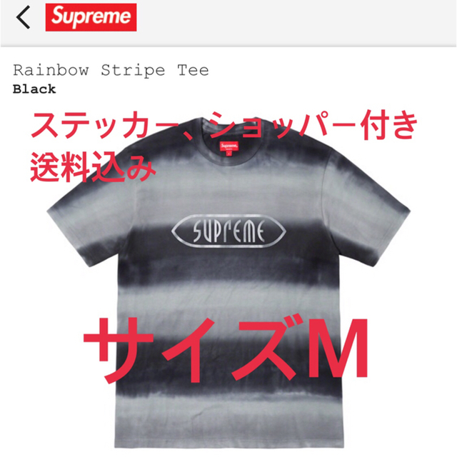 Supreme Rainbow Stripe Tee (シュプリーム)