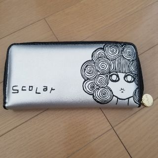 スカラー(ScoLar)の＼クール！／シルバーの長財布＼キュート！／(財布)