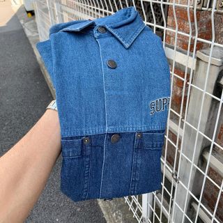 supreme 2-Tone Denim S/S Shirt  デニムシャツ