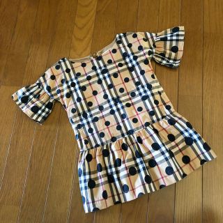 バーバリー(BURBERRY)のバーバリー ドットワンピ(ワンピース)