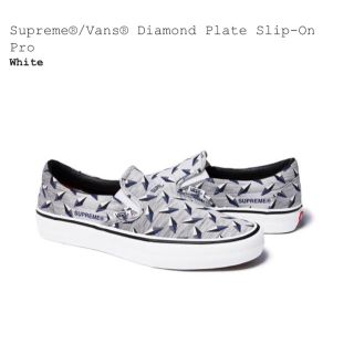 シュプリーム(Supreme)のSupreme Vans Diamond Plate Slip-On 27(スニーカー)