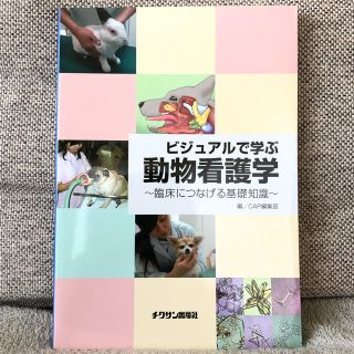 【美品】ビジュアルで学ぶ 動物看護学(語学/参考書)