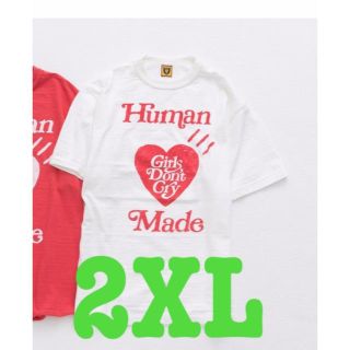 アベイシングエイプ(A BATHING APE)の希少2XL HUMAN MADE × Girls Don't Cry Tシャツ (Tシャツ/カットソー(半袖/袖なし))