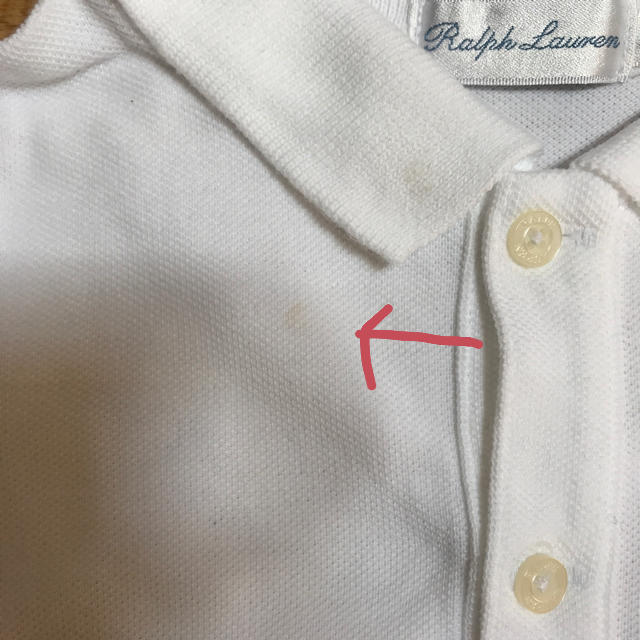 POLO RALPH LAUREN(ポロラルフローレン)のラルフローレンポロシャツ 白長袖80サイズ キッズ/ベビー/マタニティのベビー服(~85cm)(シャツ/カットソー)の商品写真