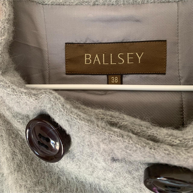 Ballsey(ボールジィ)の美品 ❁ BALLSEYアルパカ、ウールショートコート レディースのジャケット/アウター(ノーカラージャケット)の商品写真