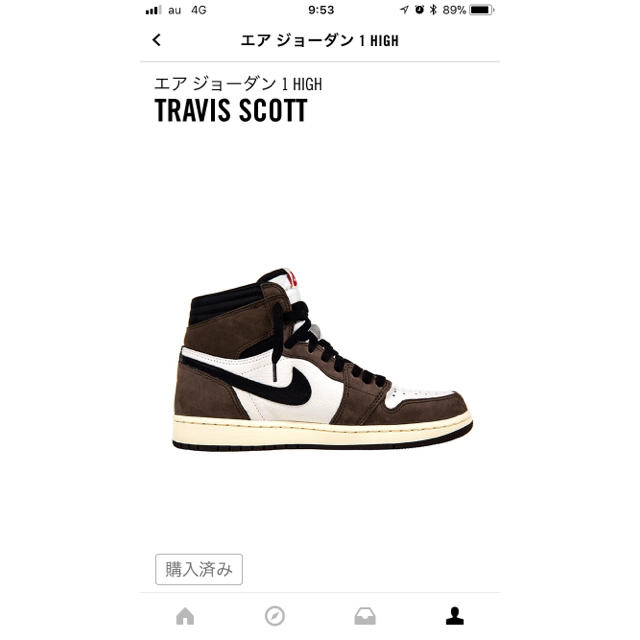 割引購入 NIKE - AIR JORDAN 1 HIGH OG “TRAVIS SCOTT” スニーカー