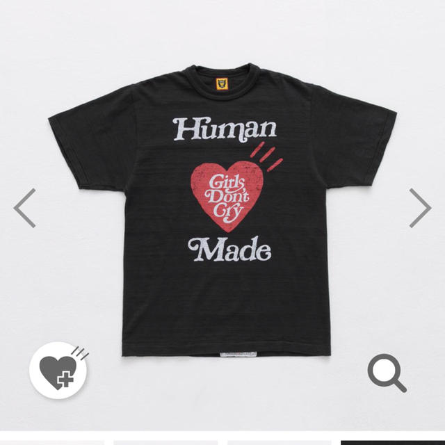 GDC(ジーディーシー)のHUMAN MADE Girls Don’t Cry コラボTシャツ  メンズのトップス(Tシャツ/カットソー(半袖/袖なし))の商品写真