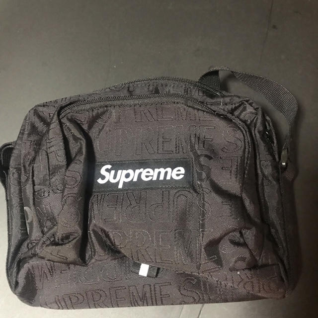 supreme 19ss ショルダーバック 黒 Shoulder Bag