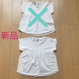 ザラ(ZARA)の白 レース トップス  Tシャツ ZARA(ワンピース)