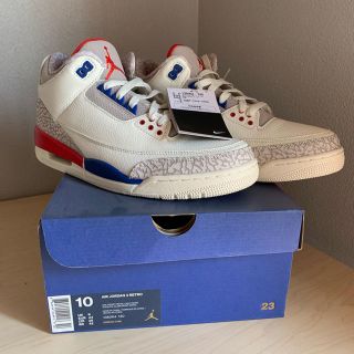 ナイキ(NIKE)の28センチ エアジョーダン3USAインターナショナルフライトairjordan3(スニーカー)