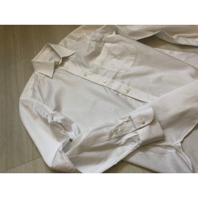 Ermenegildo Zegna(エルメネジルドゼニア)のゼニア　ホワイトドレスシャツ　 メンズのトップス(シャツ)の商品写真