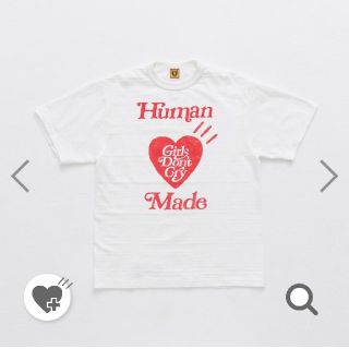 ジーディーシー(GDC)のhuman made giris dont cry ガールズドントクライ  白 (Tシャツ/カットソー(半袖/袖なし))