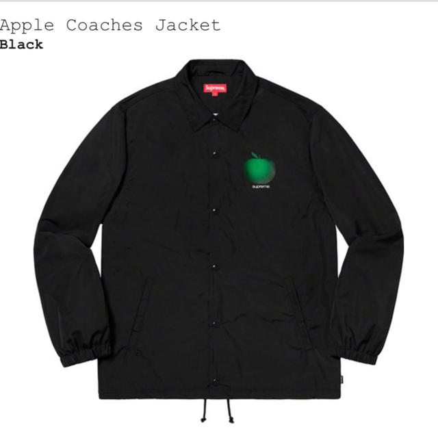 supreme Apple Coaches JacketBlackSIZE