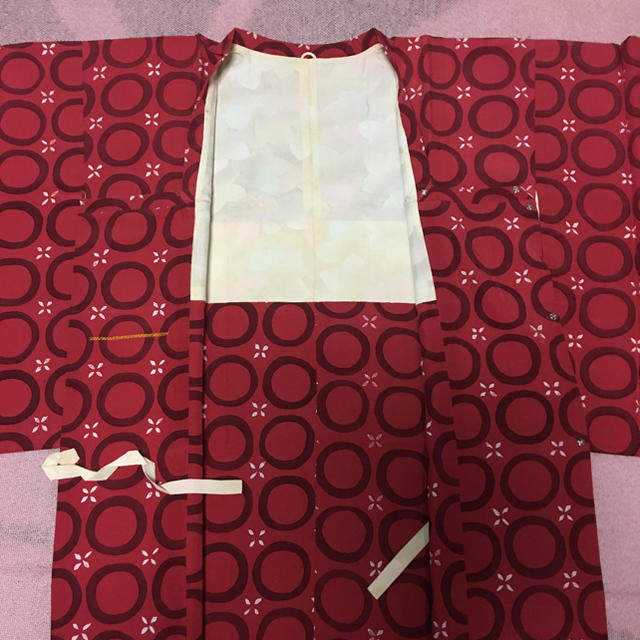 格安　道行 モダン柄 濃シックピンク  レディースの水着/浴衣(着物)の商品写真