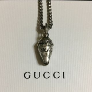 グッチ(Gucci)の落札後入金されず …値下げ最終❗️★GUCCI グッチ ウルフヘットネックレス★(ネックレス)