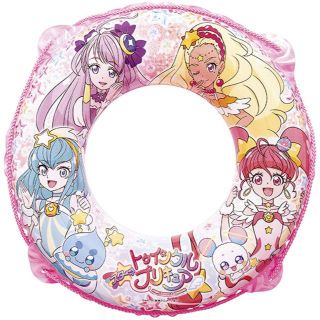 イガラシ 2019 スター☆トゥインクル プリキュアうきわ55cm ロープ付き　(マリン/スイミング)