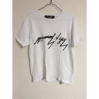 ヨウジヤマモト(Yohji Yamamoto)のGround Y 逆さロゴTシャツ(Tシャツ/カットソー(半袖/袖なし))