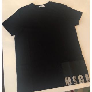 エムエスジイエム(MSGM)のMSGM 黒 半袖Tシャツ ラメ (Tシャツ(半袖/袖なし))