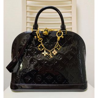 ルイヴィトン(LOUIS VUITTON)のルイヴィトン ヴェルニ バッグ リペア済み 美品(ハンドバッグ)