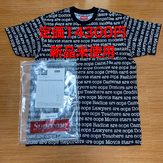 Supreme(シュプリーム)のCops Jacquard Pocket Tee Lサイズ　定価以下 メンズのトップス(Tシャツ/カットソー(半袖/袖なし))の商品写真