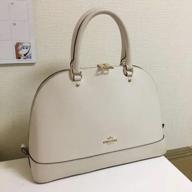 COACH 2wayホワイトハンドバック 2017年購入レディース