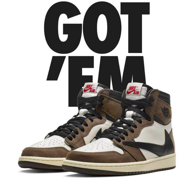 エアジョーダン1 TRAVIS SCOTT