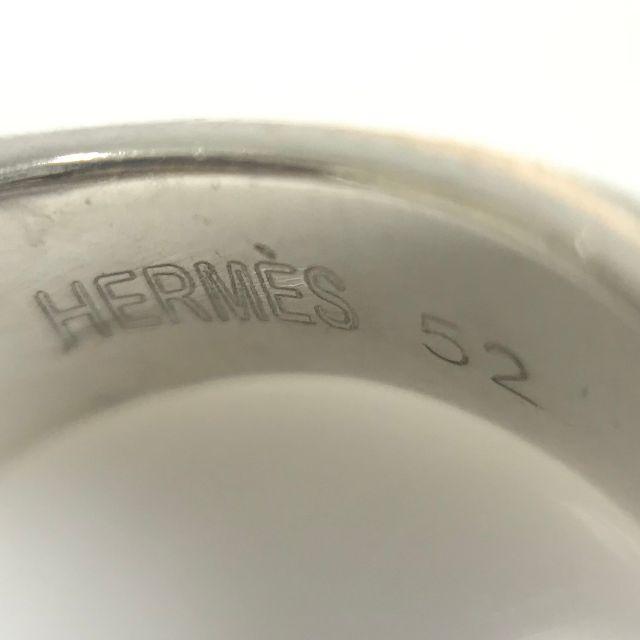 Hermes(エルメス)の美品 エルメス Hロゴ リング 指輪 12号 UI24 レディースのアクセサリー(リング(指輪))の商品写真