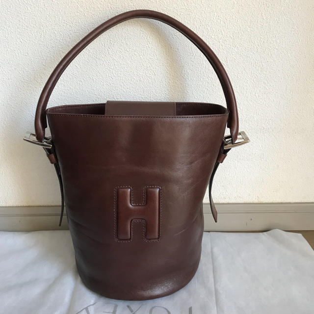 HIROFU ヒロフ バケツ型レザーバッグの通販 by そらいろうさぎの HIROFU ヒロフ バケツ型レザーバッグの通販 by そらいろうさぎの