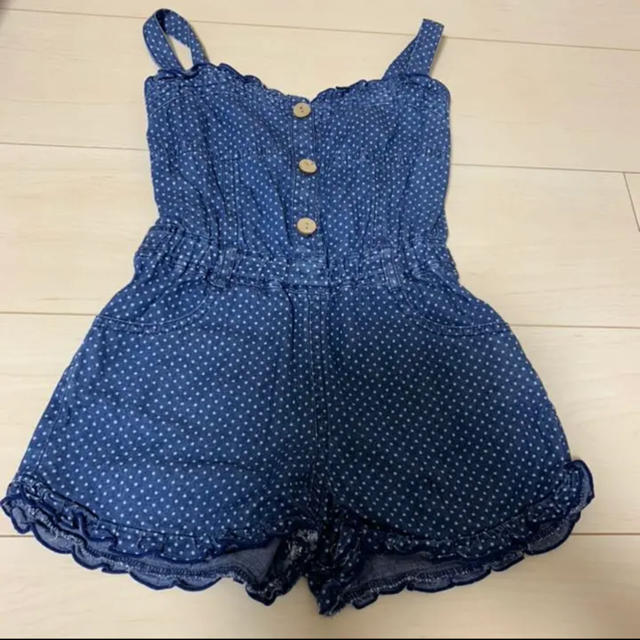 子供 95サイズ オールインワン サロペット キッズ/ベビー/マタニティのキッズ服女の子用(90cm~)(ワンピース)の商品写真