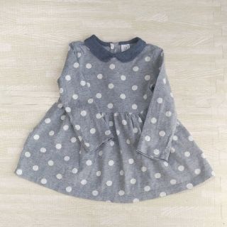 ベビーギャップ(babyGAP)の長袖チュニック　80cm　女の子用(シャツ/カットソー)