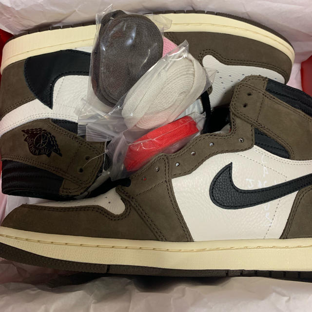 NIKE AIR JORDAN 1 TRAVIS SCOTT 28.5cm靴/シューズ