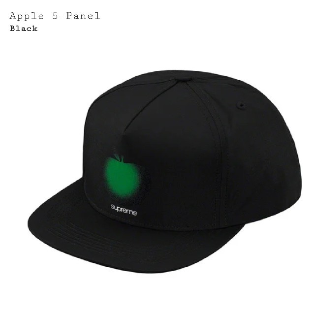 Supreme Apple 5-Panel キャップ