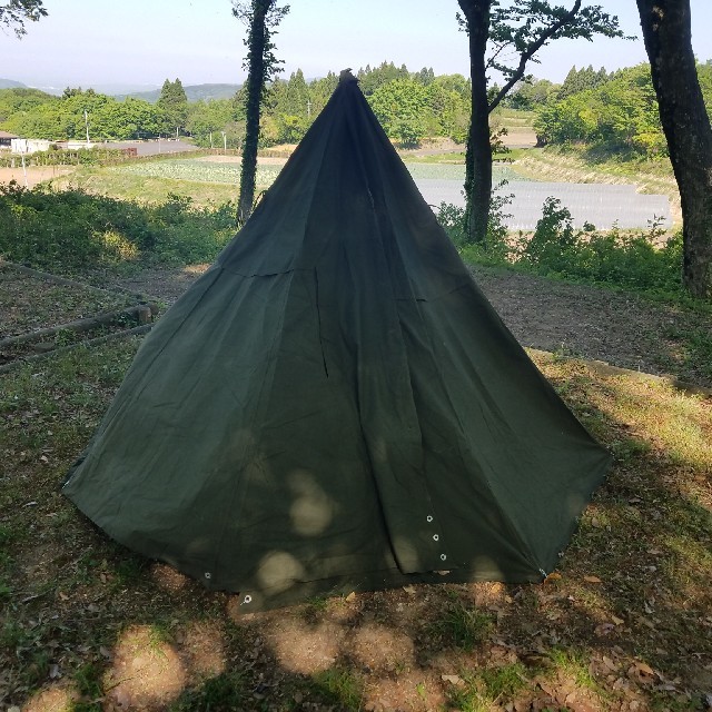 ポーランド軍　軍幕　ポンチョ　テント