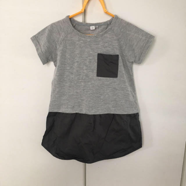 AEON(イオン)の100㎝ オーガニックコットンワンピース キッズ/ベビー/マタニティのキッズ服女の子用(90cm~)(ワンピース)の商品写真