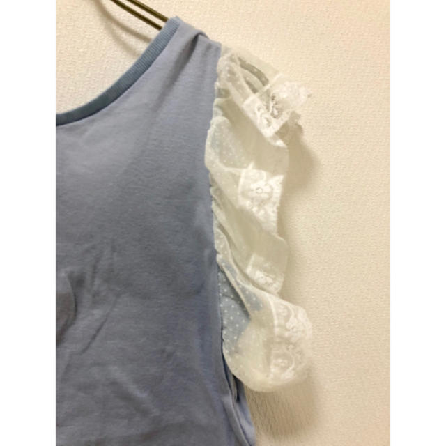 deicy(デイシー)のdeicy フリルＴシャツ レディースのトップス(Tシャツ(半袖/袖なし))の商品写真
