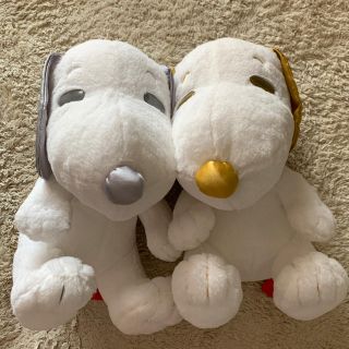 スヌーピー(SNOOPY)のスヌーピー☆ゴールド&シルバーぬいぐるみ(ぬいぐるみ)