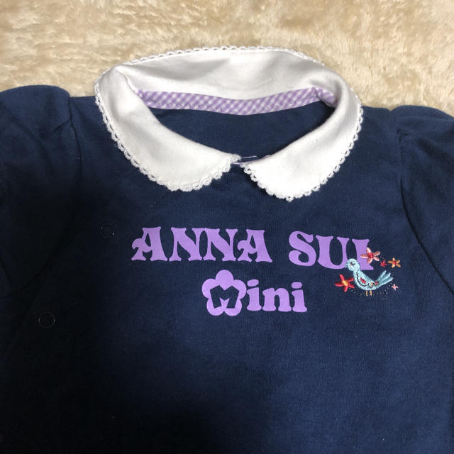 ANNA SUI mini(アナスイミニ)のアナスイミニ ロンパース70 キッズ/ベビー/マタニティのベビー服(~85cm)(ロンパース)の商品写真