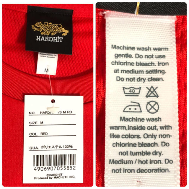 Hard Hit(ハードヒット)の【激レア】新品 ハードヒット  メッシュ  Tシャツ M レッド 赤 山本KID メンズのトップス(Tシャツ/カットソー(半袖/袖なし))の商品写真