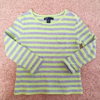 ギャップキッズ(GAP Kids)のGap kids ボーダーカットソー 男の子 120㎝(Tシャツ/カットソー)