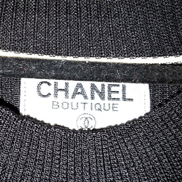 CHANEL(シャネル)のCHANELニットタンク◡̈*♡.°⑅ レディースのトップス(タンクトップ)の商品写真